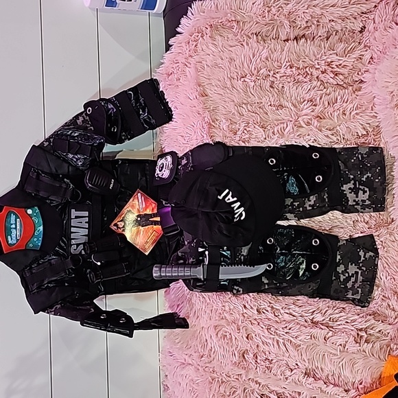 Teetot & Co., Inc. SWAT Team Costume in Black - Picture 3 of 9